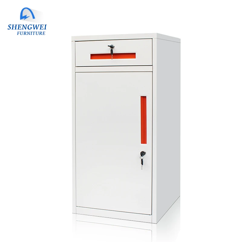 Luoyang new office storage 3 sections combination file cabinet vertical steel drawer cabinet