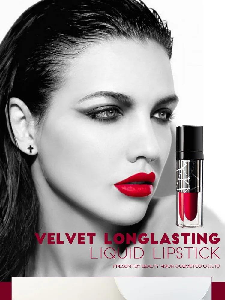 Make Your Own Natural Waterproof Matte Liquid Lipstick Private Label