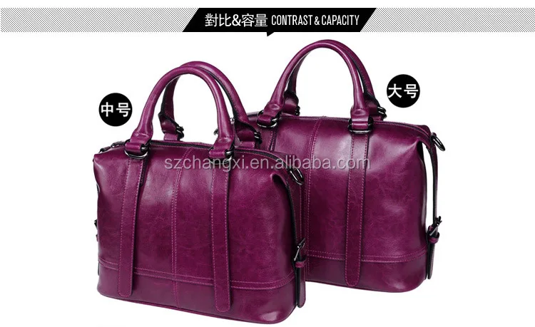 
Fashion style popular selling color ladies handbag women pu bag 
