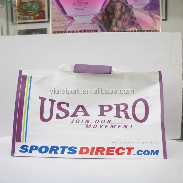 Pepsi promotional Eco-Friendly recycled PP non woven supermarket shopping bag