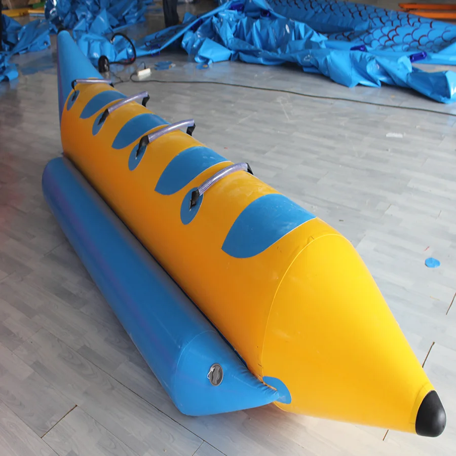 Inflatable Water Sport Game Banana Boat Professional Manufacturer  PVC Inflatable Boat for 10 Persons