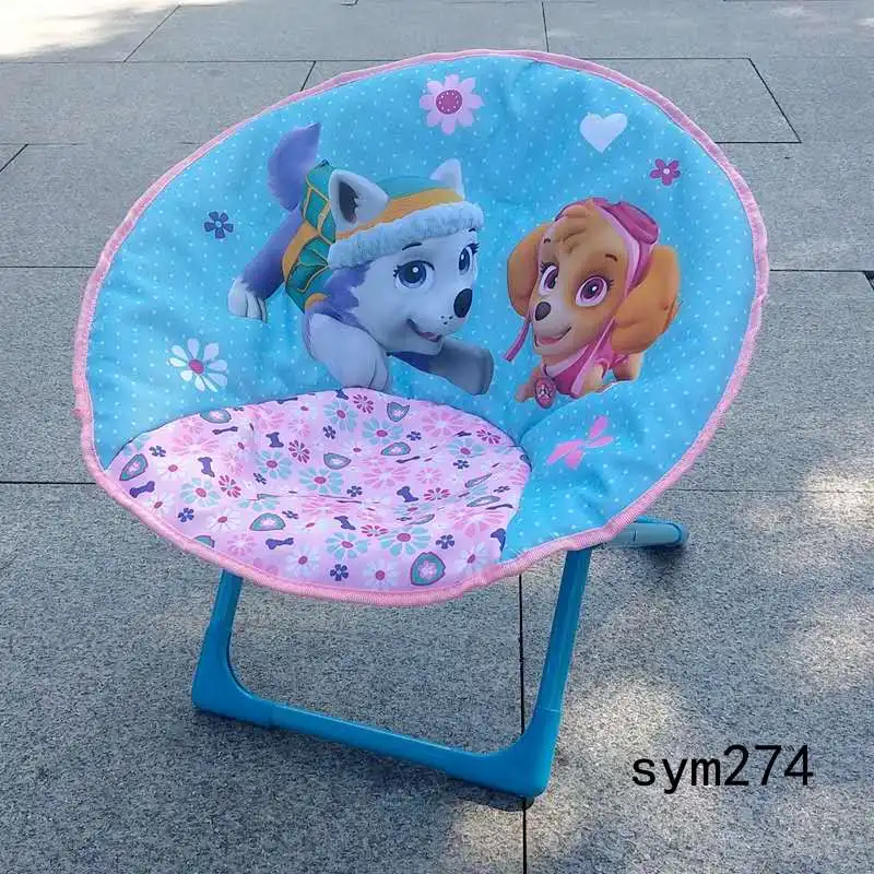 Hot selling Guangzhou baby moon chair portable fancy cartoon children folding chair