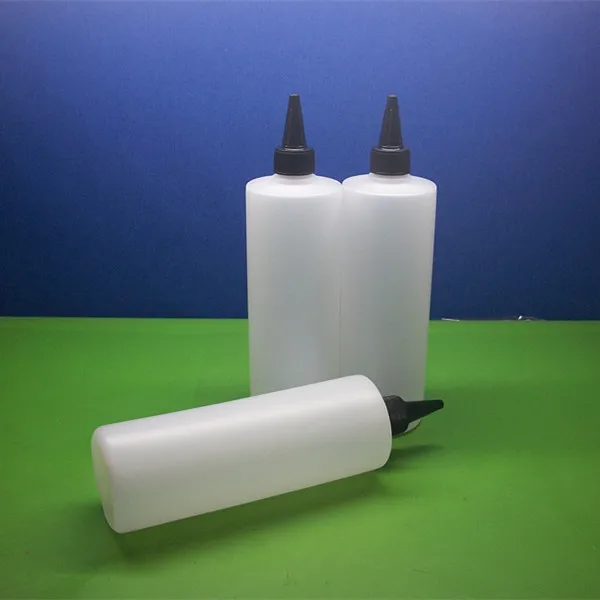 120 ml 250 ml 500 ml BACK Opaque HDPE plastic bottle empty bottles with 24mm neck prees caps