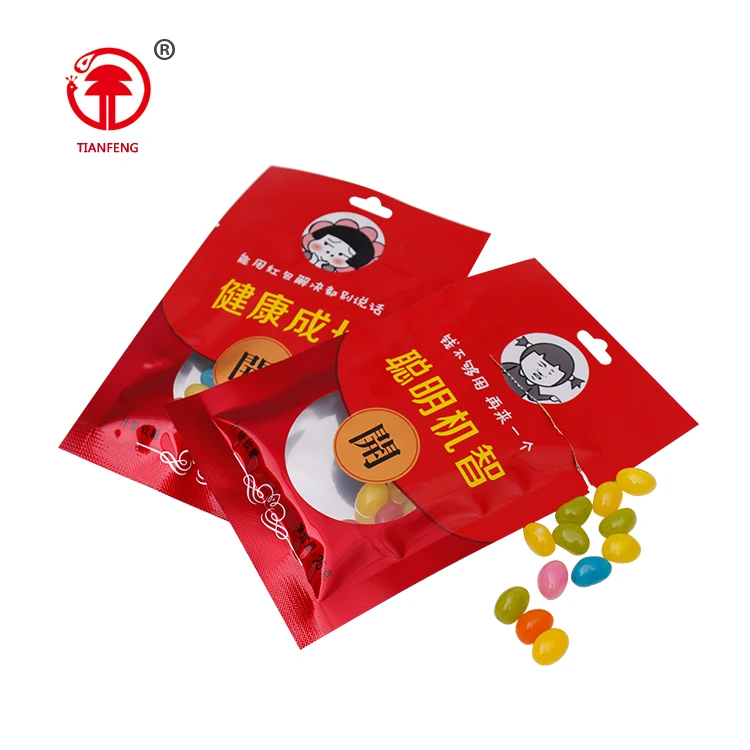 Halal candy hot selling candy jelly bean sweet candies sweet confectionery custom candy bag