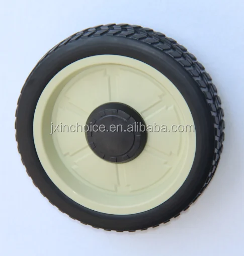 hot sale 200 50 100 solid rubber wheel for lawnmower