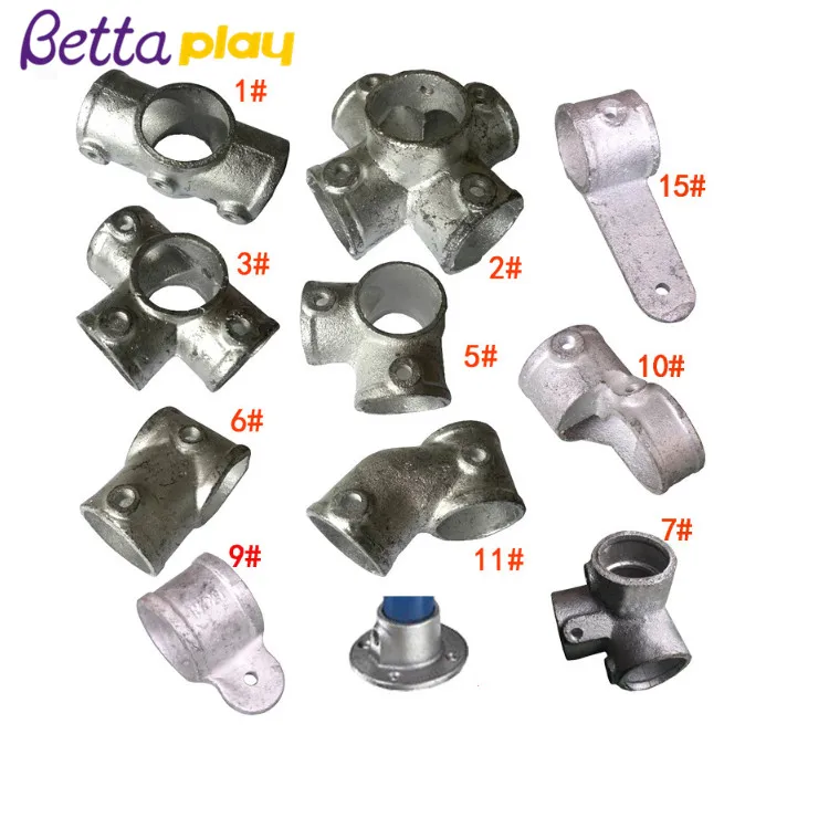 Playground Pipe Fittings Fence Clamps Ductile iron Pipe Fittings