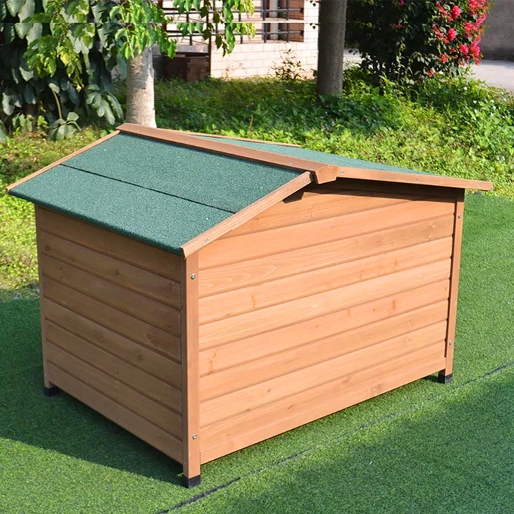 Custom collins Pine wooden pet dog house outdoor cat house