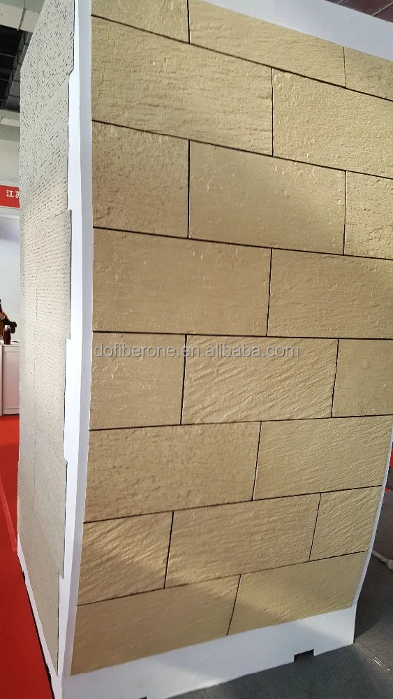 Shanghai Dofiberone light flexible clay composites slate tiles