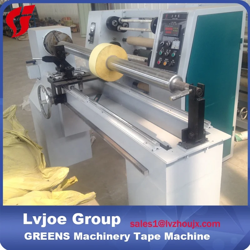 LV-706 straight knife manual masking tape pvc electrical tape slitting cutting Machine