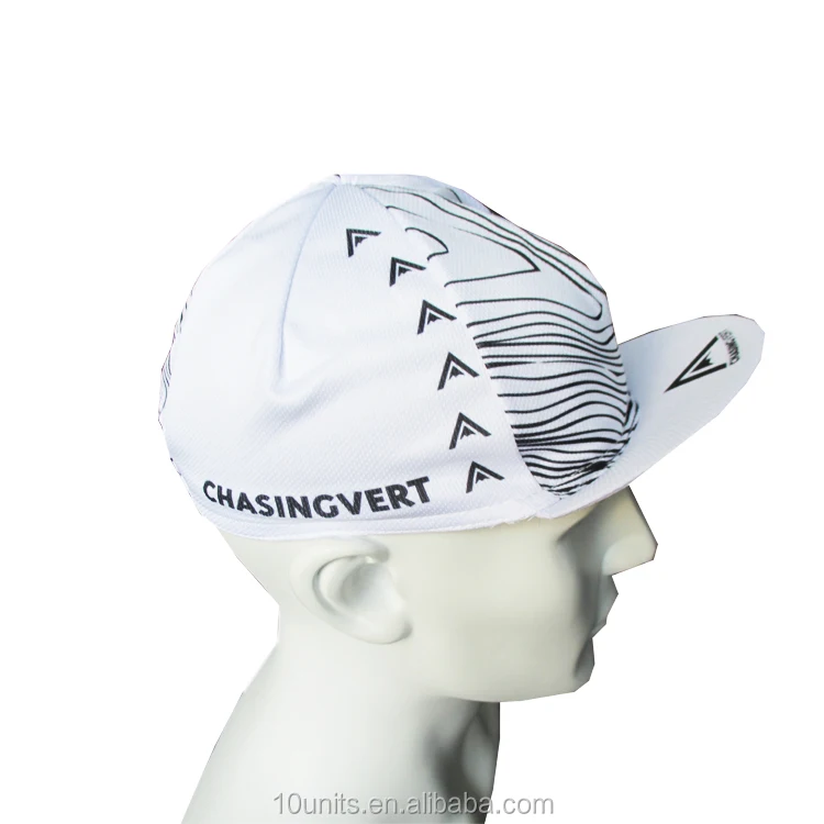 Specialized blank cycling caps hats wholesale with mixed color 100% polyester vintage fitted sublimation print