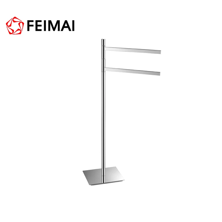 Высококачественный самостоятельный латунный хромированный держатель для полотенец SS304