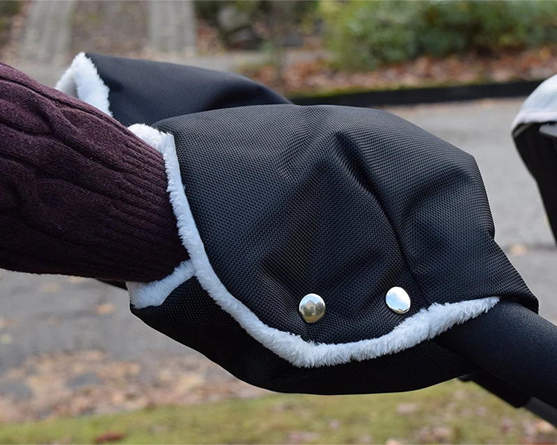 
Plush Winter Warm Waterproof Anti-freeze Hand Muff for Baby Stroller 
