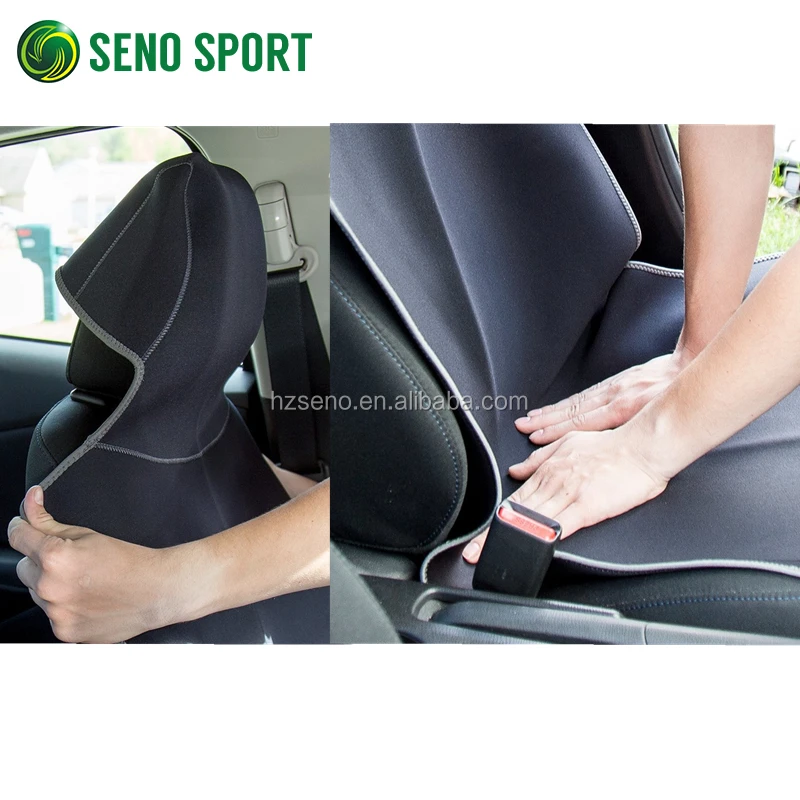 Модный Универсальный нескользящий чехол из неопреновой ткани для автомобильного сиденья