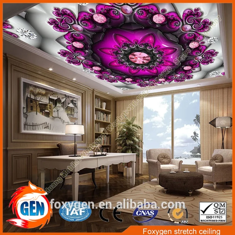 2020 Fashional design Decorative film price  PVC stretch ceiling panel
