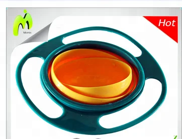 High Quality Baby 360 Rotating Anti Spill Proof Gyro Bowl- Baby Bowls