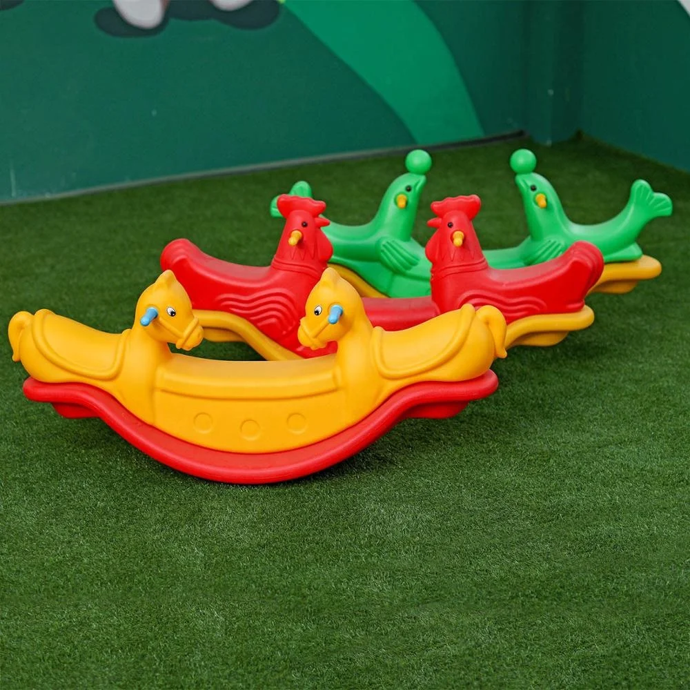 Factory Manufacture Various High Quality Indoor Playground Plastic Animal Seesaw For Kids And Toddlers