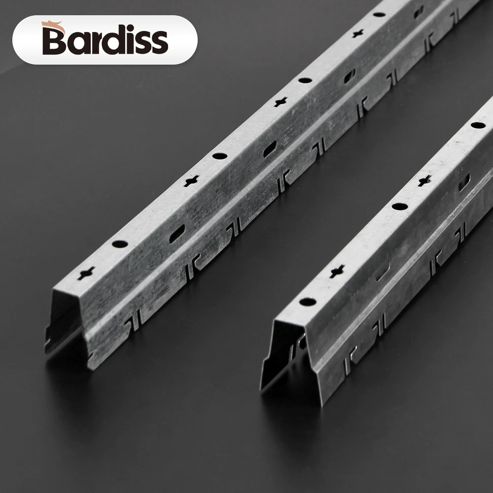 Commercial suspended ceiling channel keel aluminum grid component u shape baffle ceiling carrier