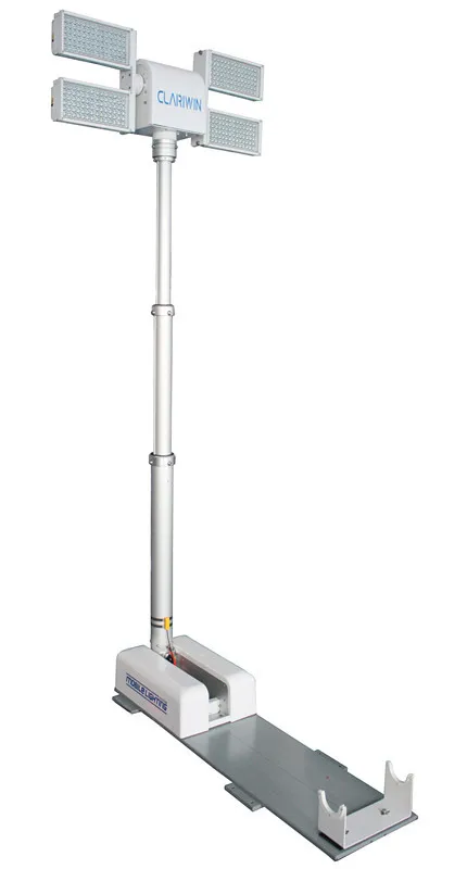 truck and  car top mounted telescopic mast searchlight