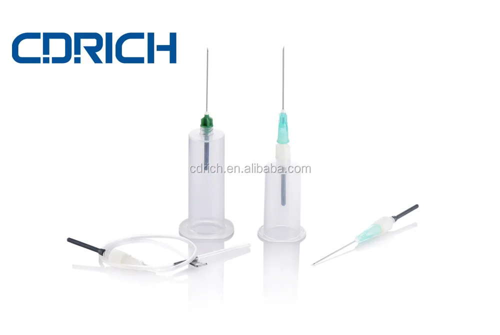 
Disposable Single-wing blood collection needle with luer adapter 