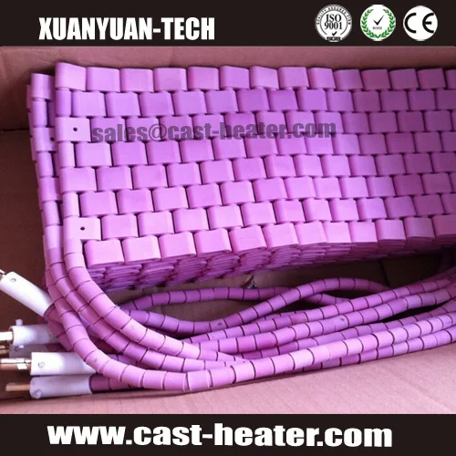 electric flexible ceramic rope heater