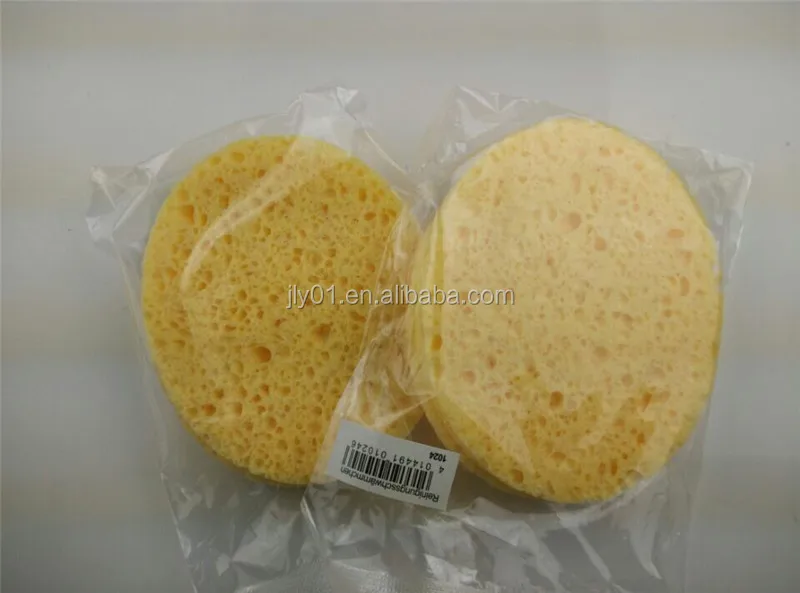 Customer Designed Compressed Cellulose Makeup Removal cleansing puff eco-friendly Facial Cleansing Sponge