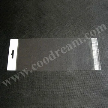 Self Adhesive Plastic Bag for Packing with a Hole of Hang