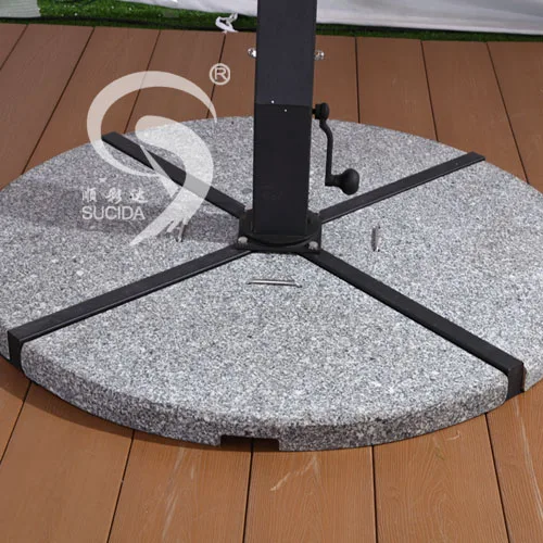 Top Grade Large Square Shape Wooden Parasol Hanging Outdoor Umbrella