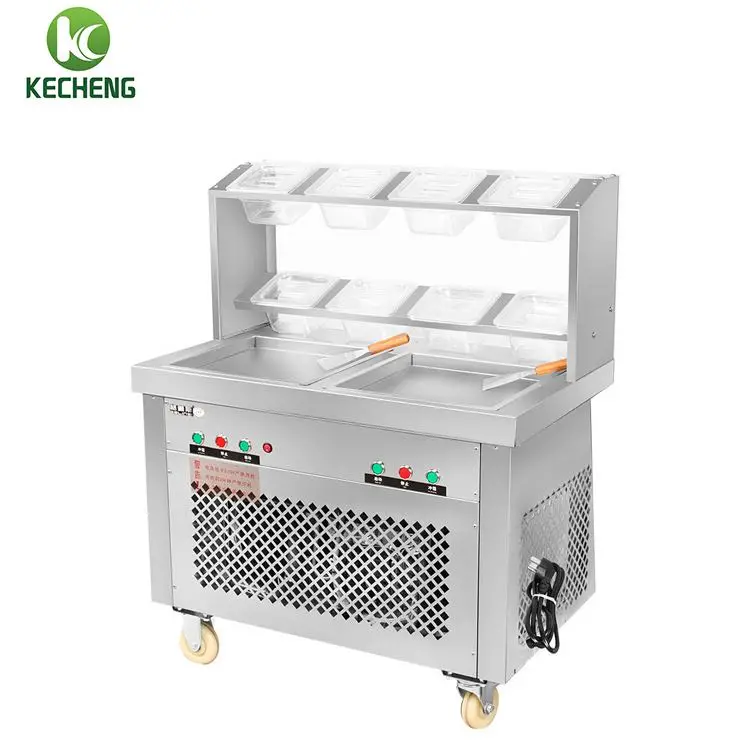 fried ice-cream machine roll ice cream/topping pans fried ice cream machine/yogurt machine frozen