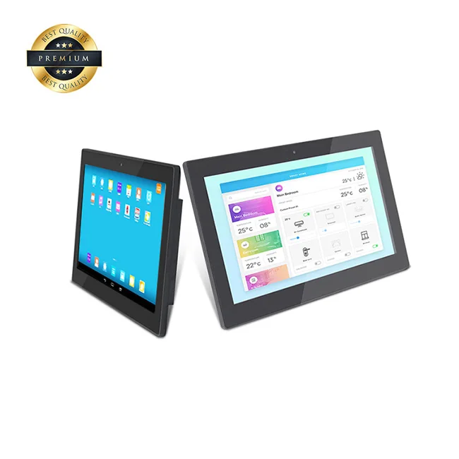 OEM Hot Sale DC/POE Power 14 inch touch screen wall mount android lcd advertising player