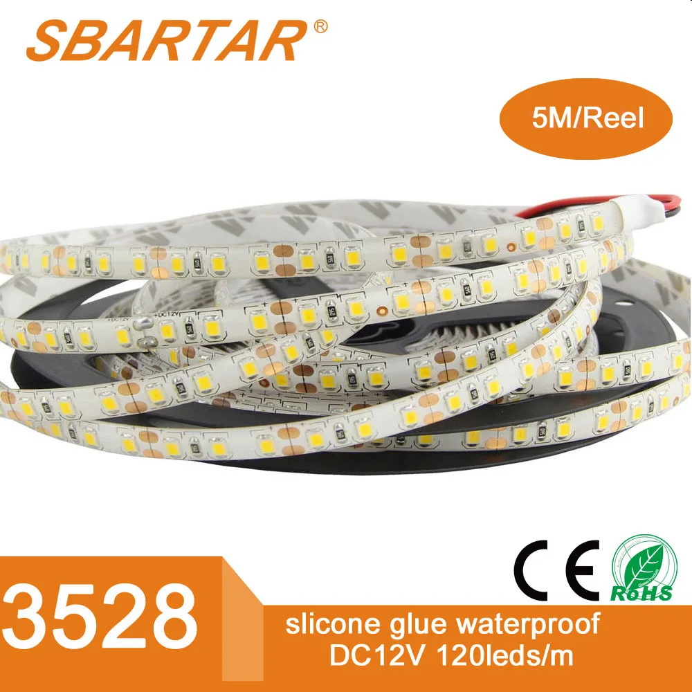 Dc12v гибкая smd3528 из светодиодов полосы света datasheet шэньчжэнь производитель