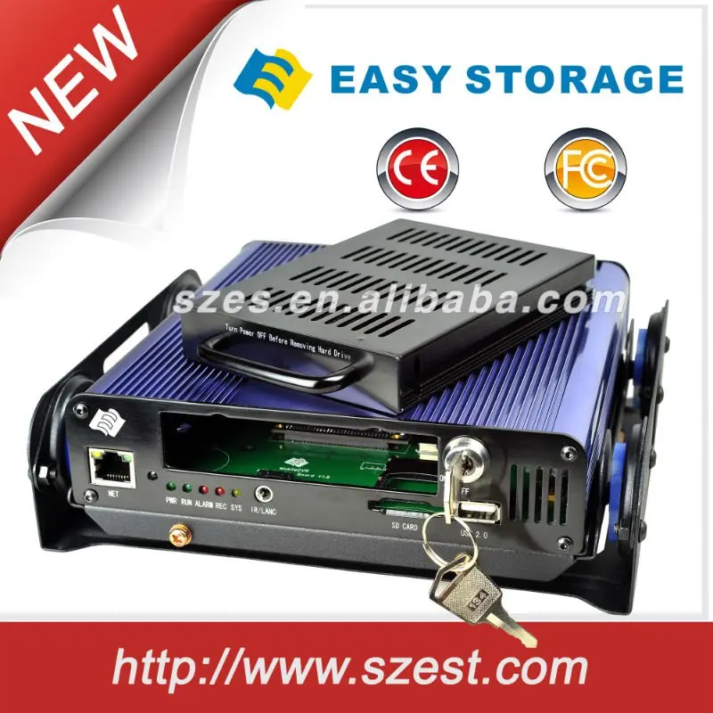 3G HDD 4CH Mobile DVR Автомобильный Видеорегистратор для Транспортного Видеонаблюдения