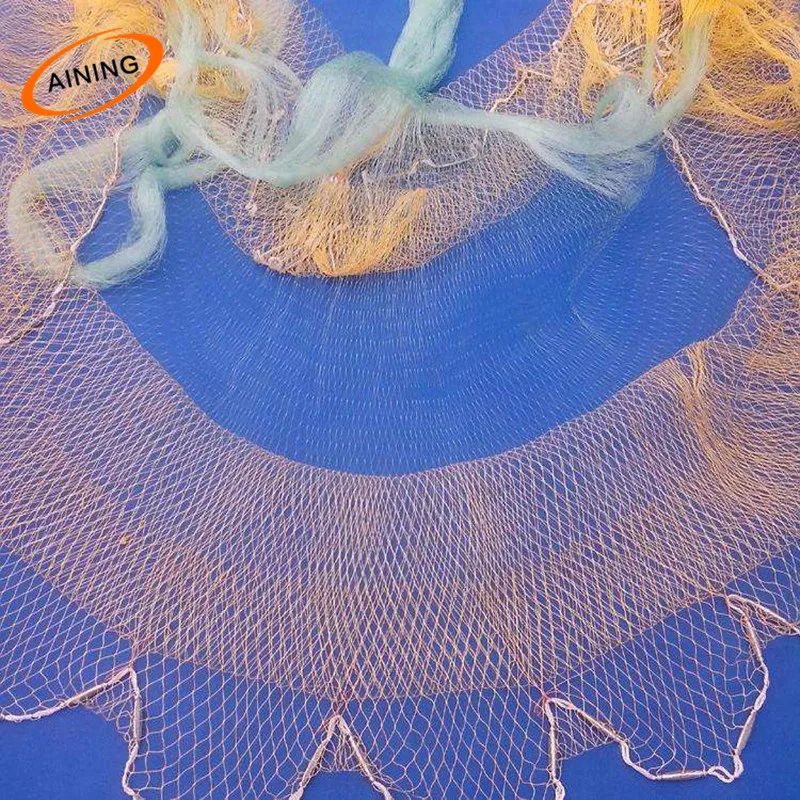 Fishing cast net 12 ft /Outdoors Cast Net for Bait Fish with Carrying Case
