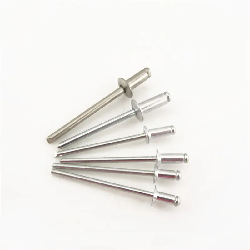 GB/T12617 flush head break mandrel blind rivet aluminium steel rivet pin aluminium rivets