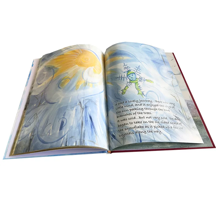 Пользовательский полноцветный дизайн печать книг в твердом переплете