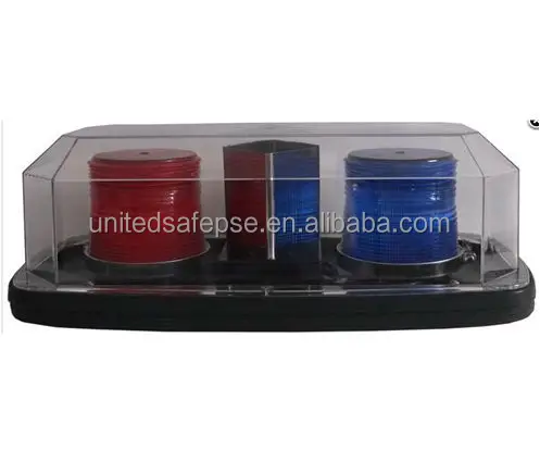 Roof top magnetic strobe beacon bar light mini flash strobe light bar car roof flash strobe beacon