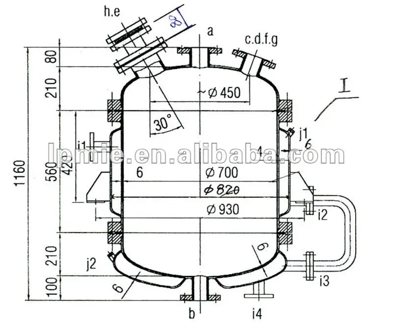 Антикоррозийный обогревающий химический PTFE реактор для фармацевтической промышленности