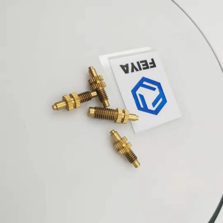 Non-standard precision brass thumb screws