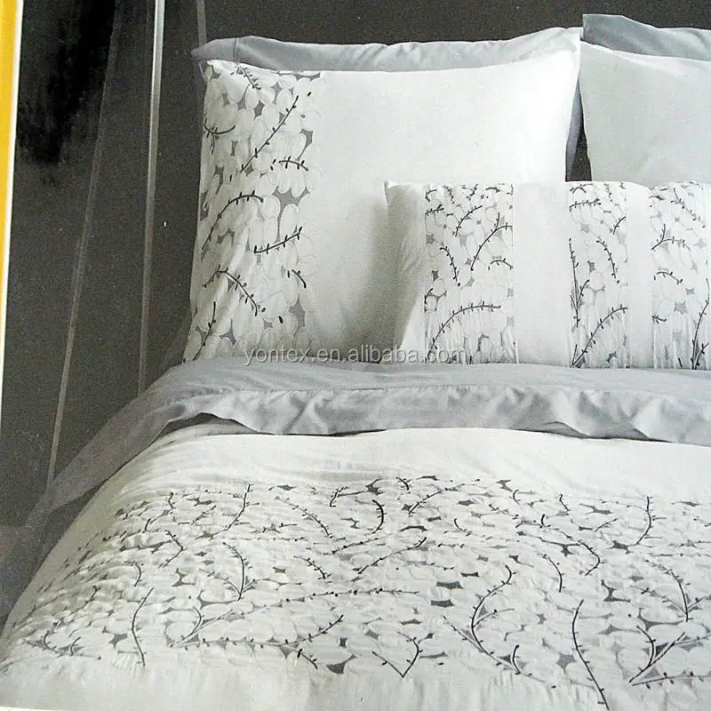 Customized 100% Cotton Fabric Embroidery Bedding Fabric for Bed Sheet Quilt Cover and Pillow Case