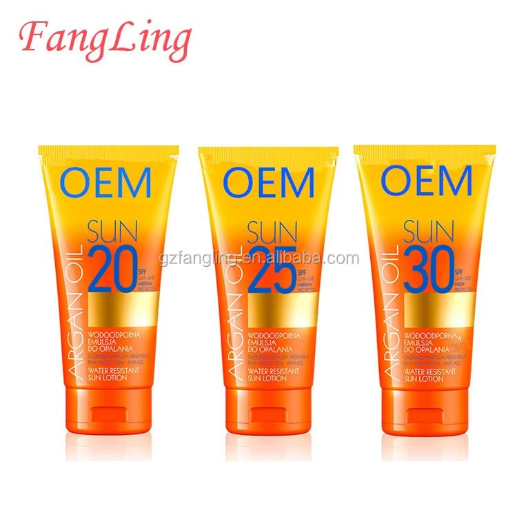 
Wholesale products summer necessary makeup whitening sunscreen lotion with UV protector function 