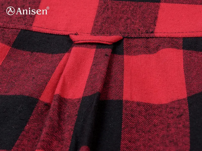 
high quality 100% cotton check winter flannel shirt men 