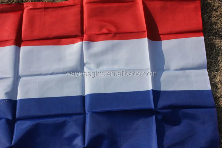 Polyester Holland national flag wholesale 3X5ft Netherlands flag