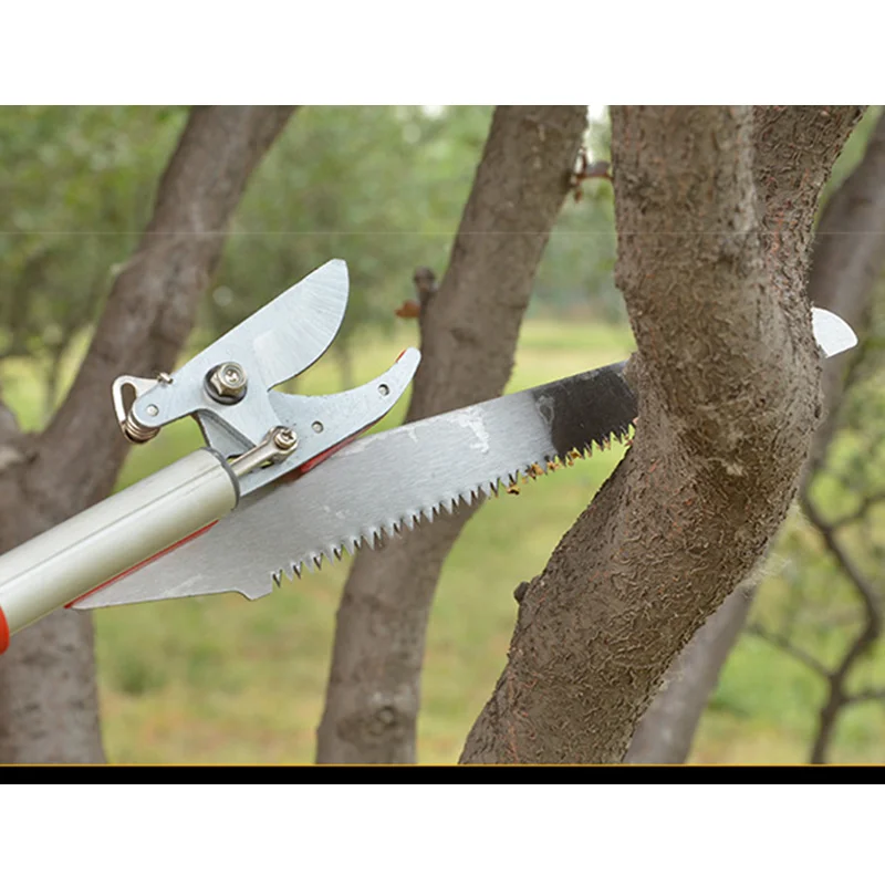 Extentool 3m/4m telescopic pruning shears with extension pole manual hand tree pruner