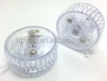 Led flashing Yoyo/Jojo with different led light best for promotion with customised logos