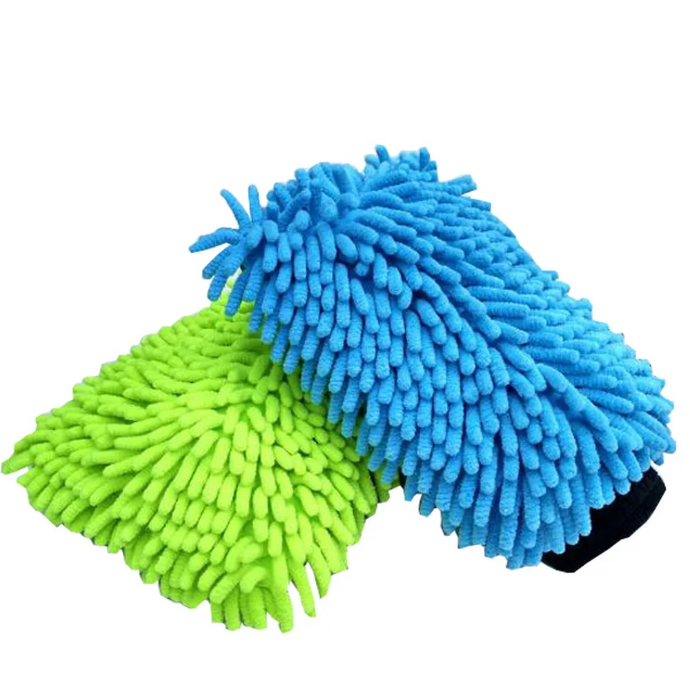 Hot selling customized car wash mitt /chenille clean glove/Mitt Microfiber Car Cleaning Glove