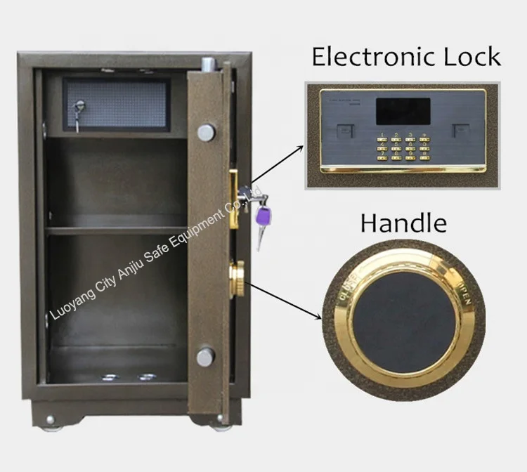 
Security single door digital excellent electronic safe smart time lock key safe box used home diversion safe box 