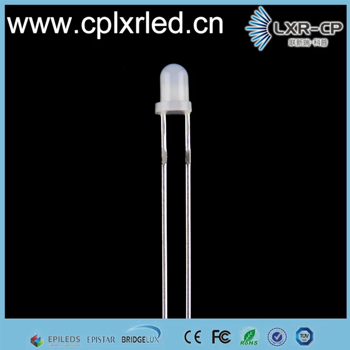 Epileds Epistar 0.06 Вт 1.7-1.8 В 3 мм ИК Круглый DIP LED чип диод 730-735nm