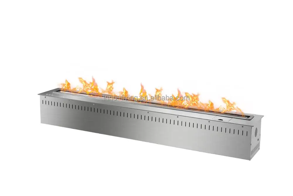 Inno-living 36 inch tv stand bio ethanol smart furniture in wall fireplace