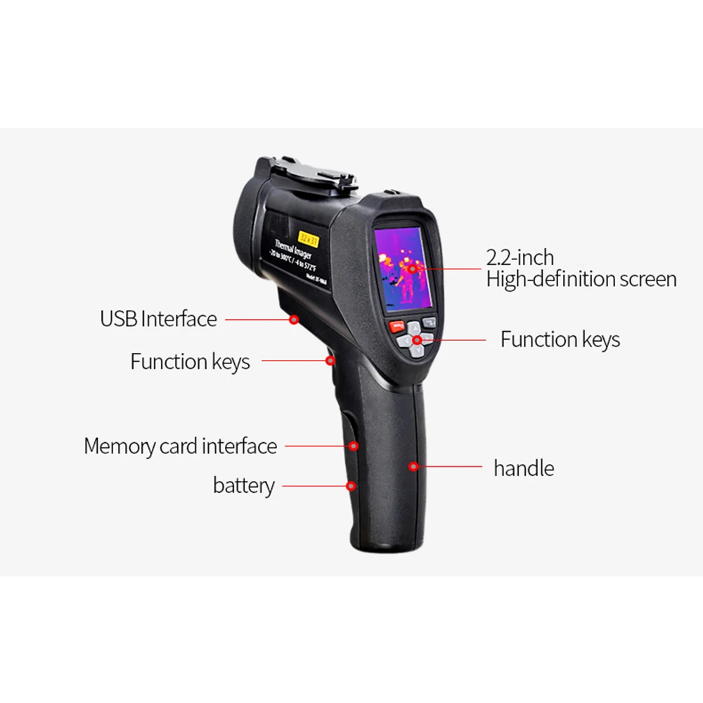 handheld control instrument professional Infrared thermal imager 320*240 TFT LCD display Thermal camera