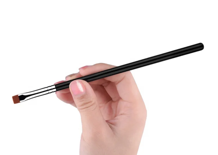 Natural Hair /Vegan Synthetic Customized Private Logo Professional Wholesale High Qualtity Oem Your Design Flat Liner Brush