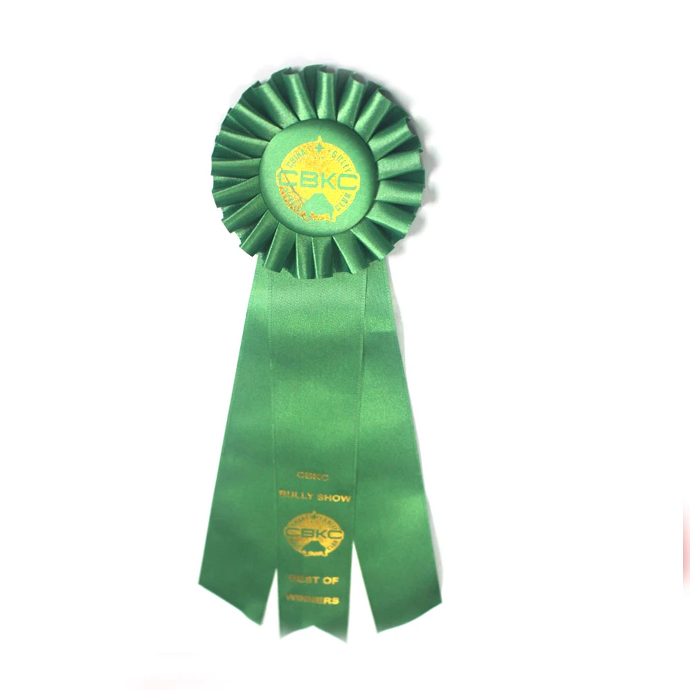 Rosette Award Ribbon Party Fashion cool cheap custom award ribbon rosette button badge